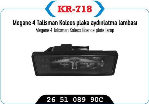 PLAKA LAMBASI TALISMAN KALEOS MEGANE