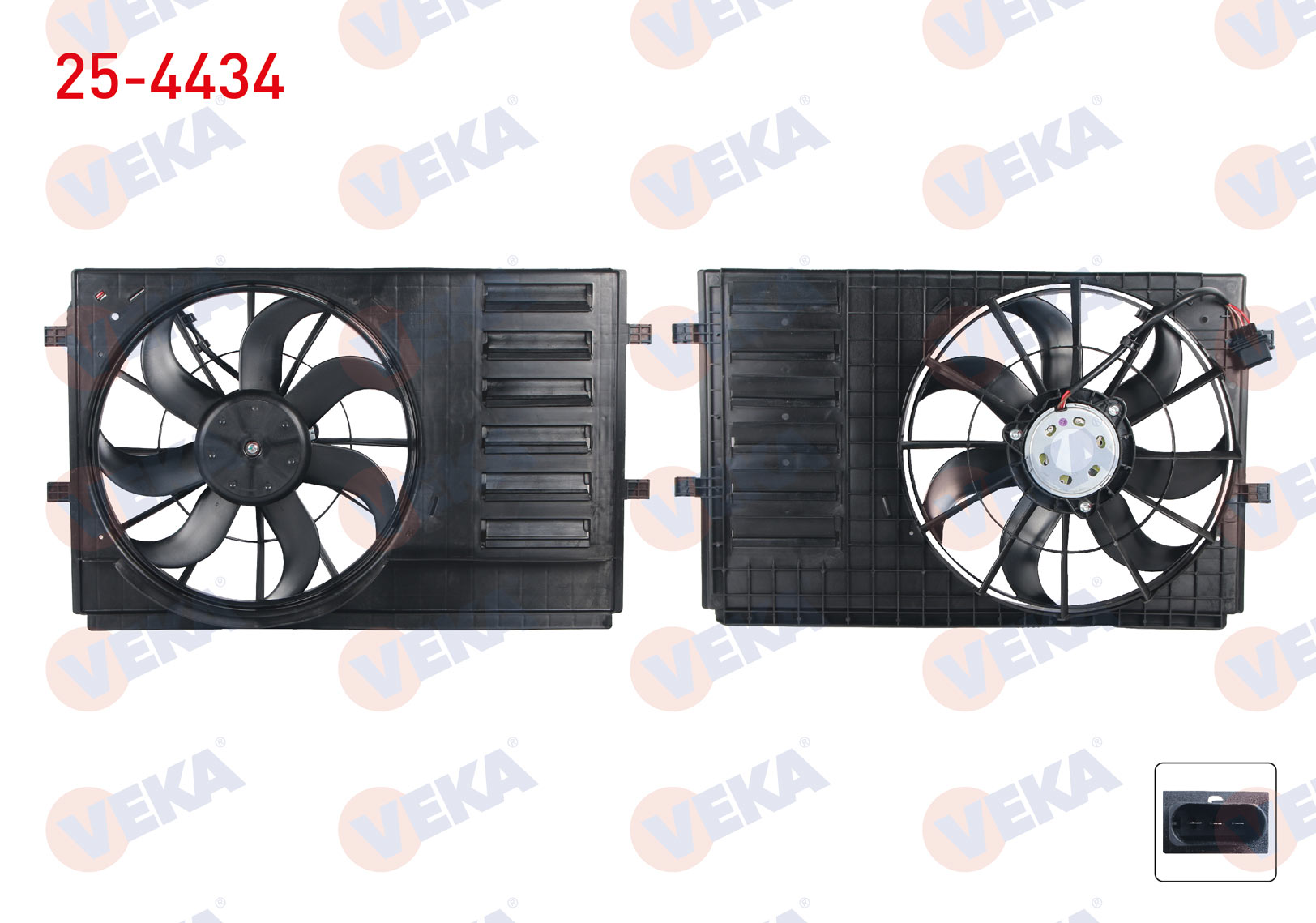 FAN MOTORU (SU+KLIMA) DAVLUMBAZLI TEKLI VOLKSWAGEN POLO (6R,6C) 1.4 2009-